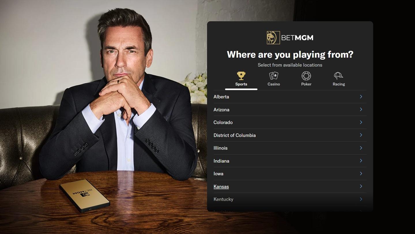 BetMGM rewards interface